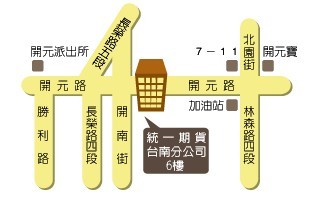 統一期貨台南分公司