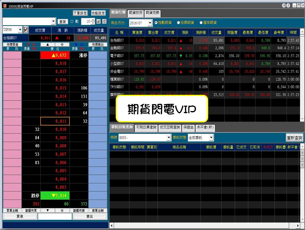 全球ＶＩＰ期貨閃電